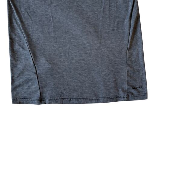 Nike Dri-Fit Short Sleeve T Shirt Men's Small Steel Blue Athletic Gym Stretch - Picture 10 of 15